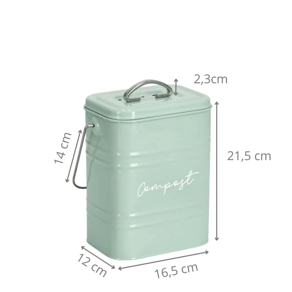 Seau à compost vintage