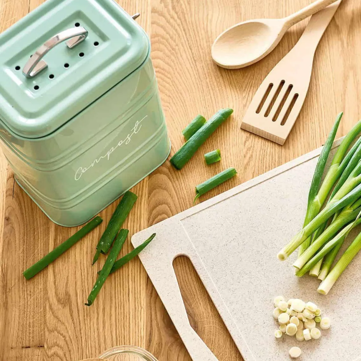 Seau à compost vintage