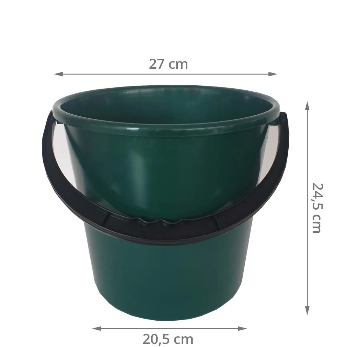 Seau de ménage en plastique recyclé 10 litres
