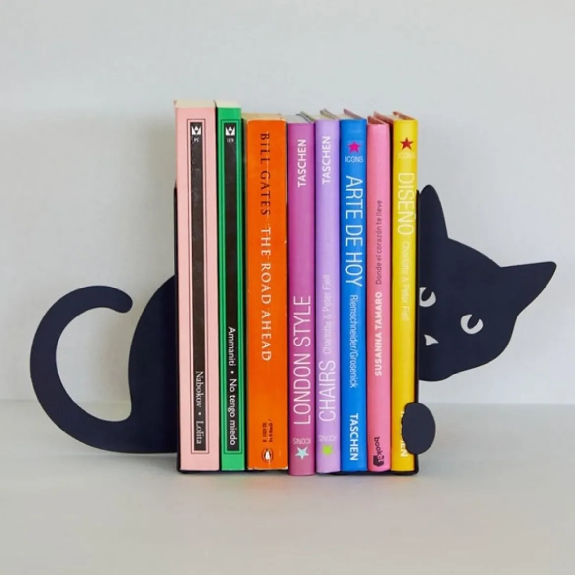 2 serre-livres chat