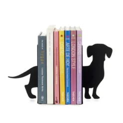 2 serre-livres chien