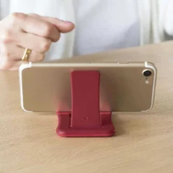 Support pour téléphone portable rouge