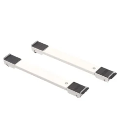 2 supports roulants avec freins pour meubles