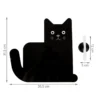 Tableau magnétique noir chat