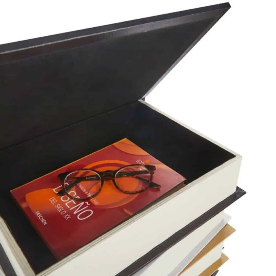 Table de chevet livres