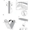 Table à repasser pliable et compacte