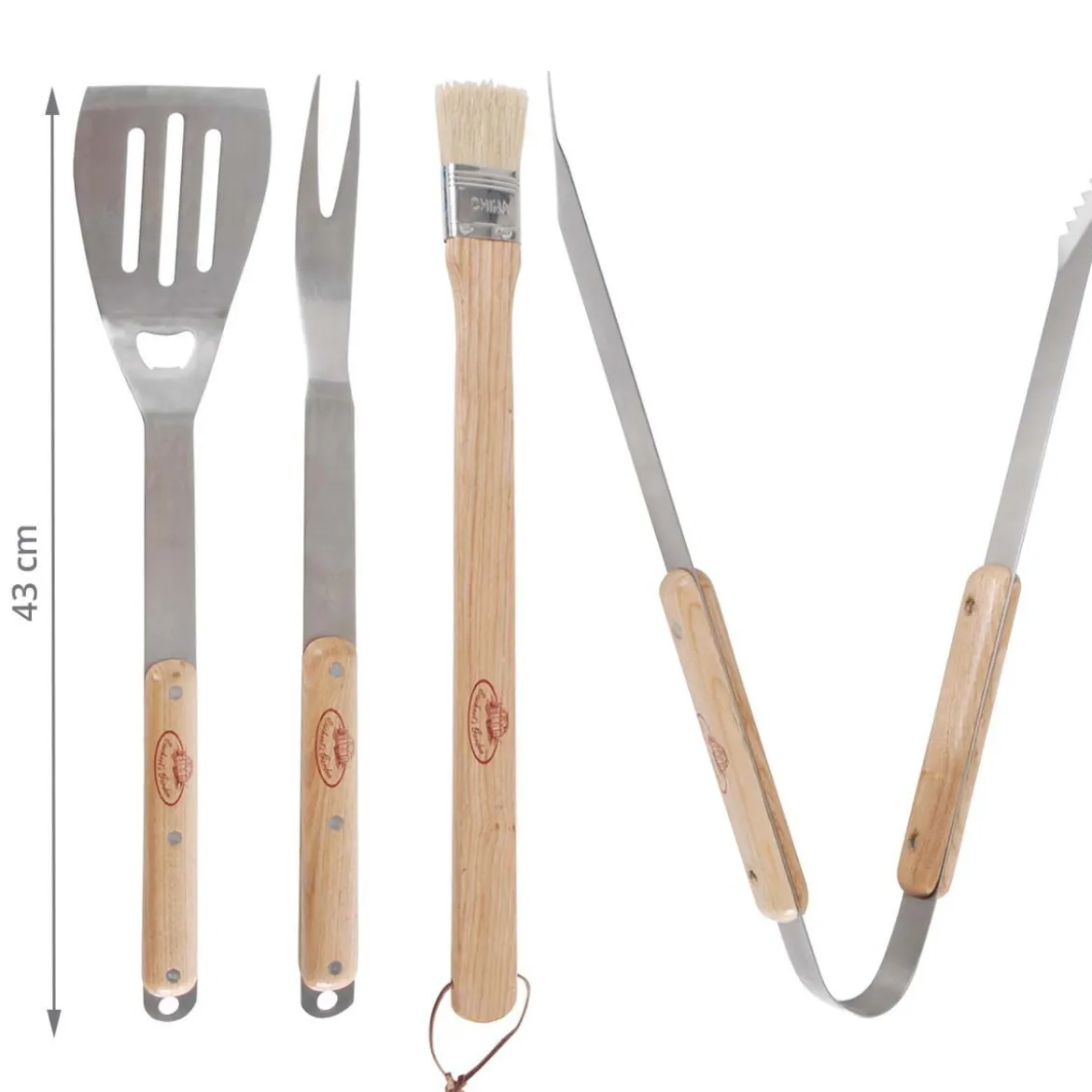 Tablier de barbecue avec ustensiles