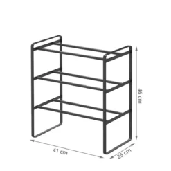 Étagère à chaussures extensible 3 étages