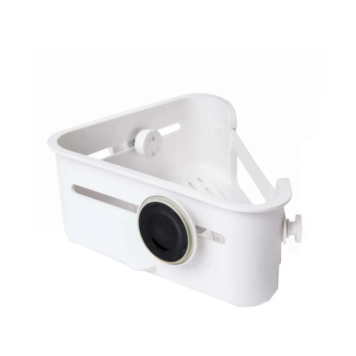 Étagère d'angle de douche à ventouses