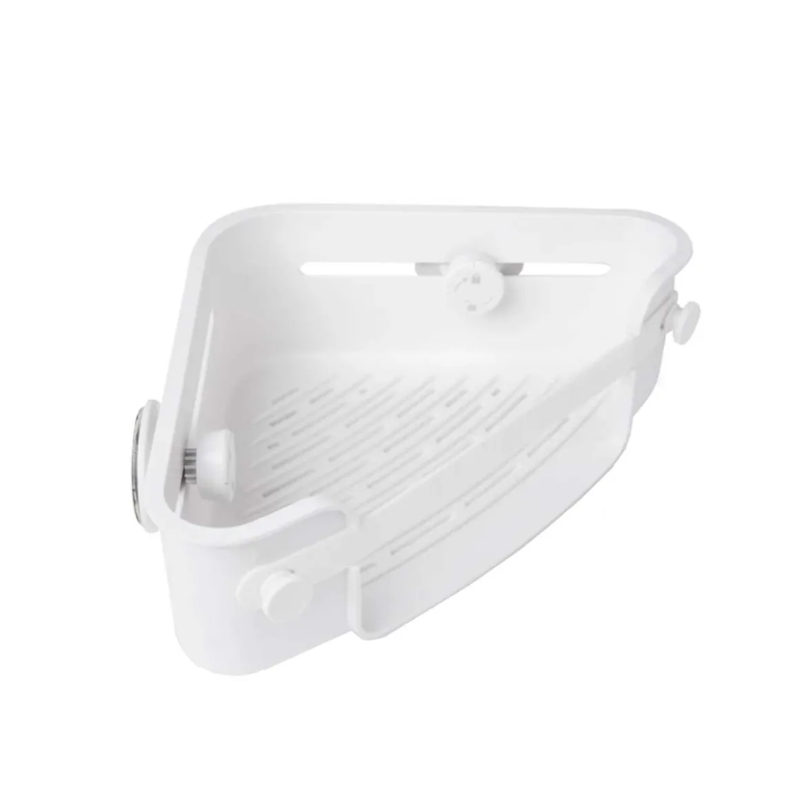 Étagère d'angle de douche à ventouses