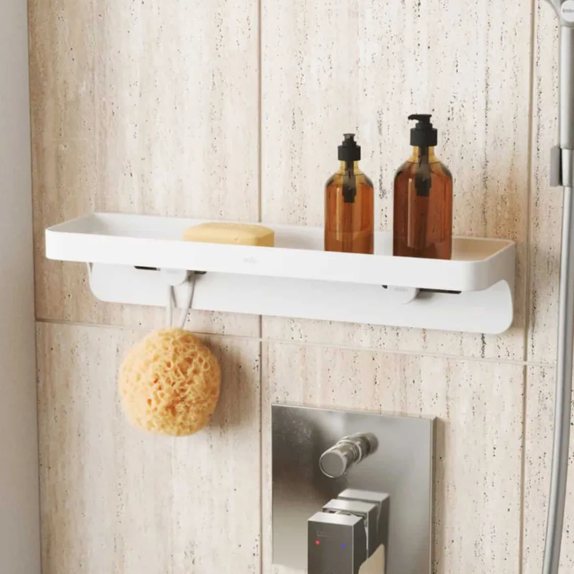 Étagère de salle de bain adhésive