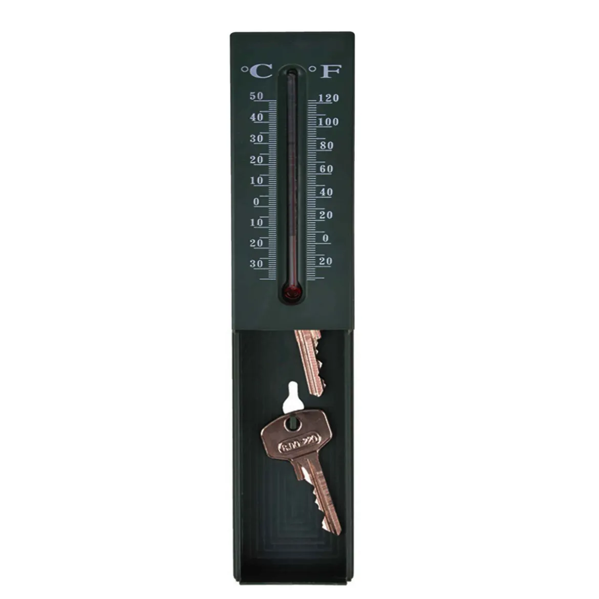 Thermomètre cache clefs
