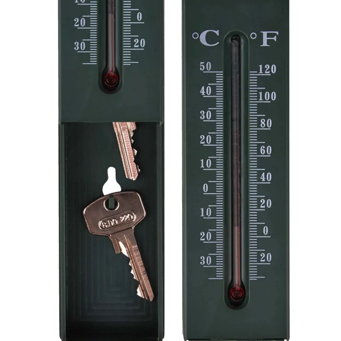 Thermomètre cache clefs