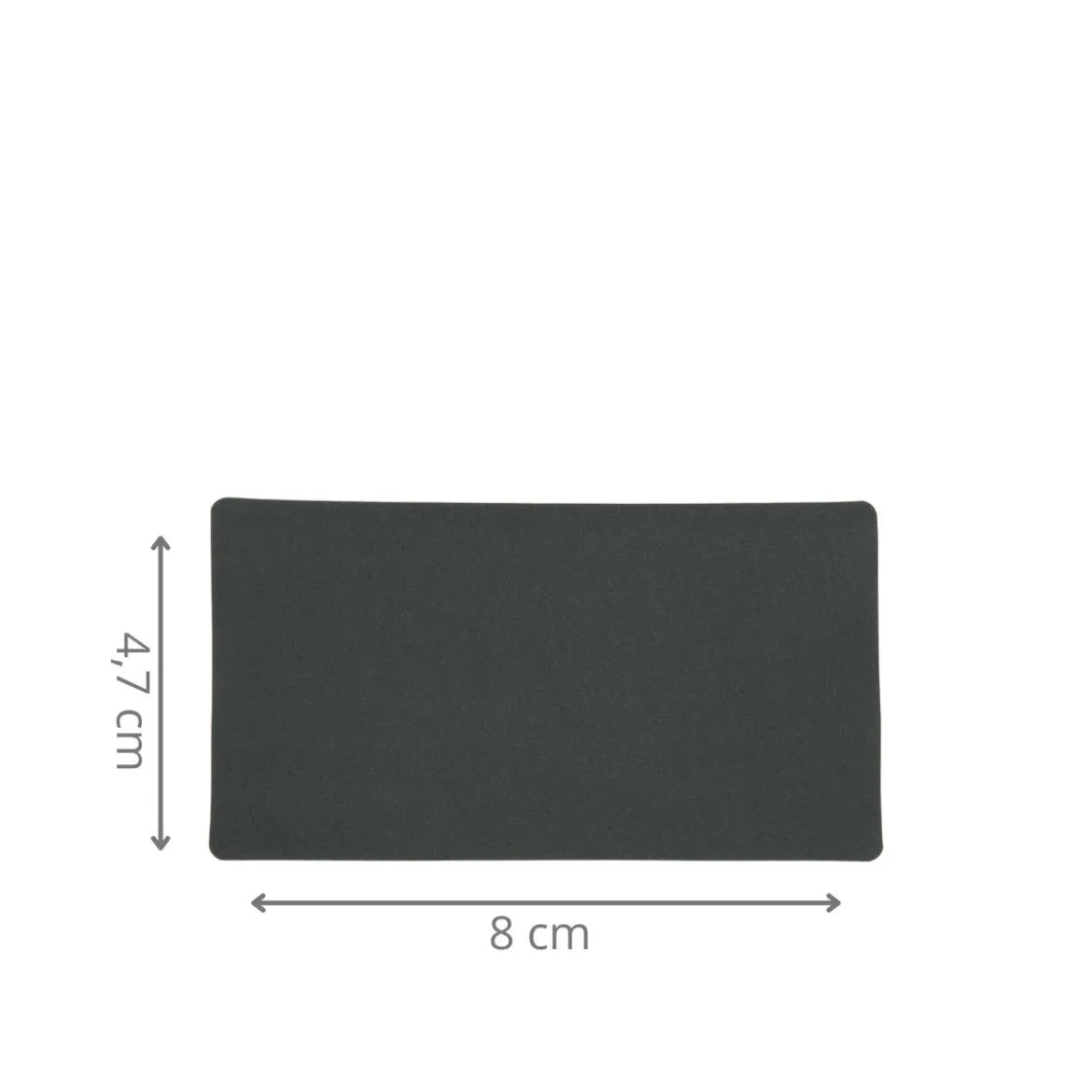 8 étiquettes adhésives rectangulaires ardoise