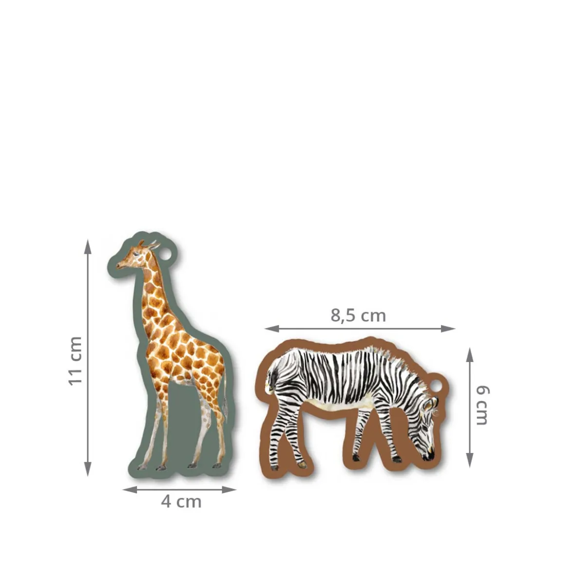 2 étiquettes cadeaux enfants