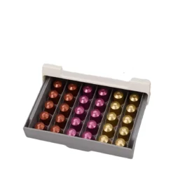 Tiroir à capsules de café sous étagère