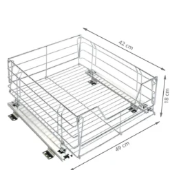 Tiroir coulissant pour placard de cuisine