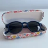 Étui à lunettes fleuri