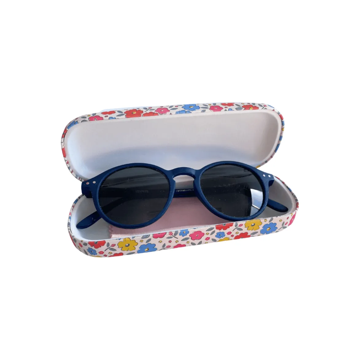 Étui à lunettes fleuri
