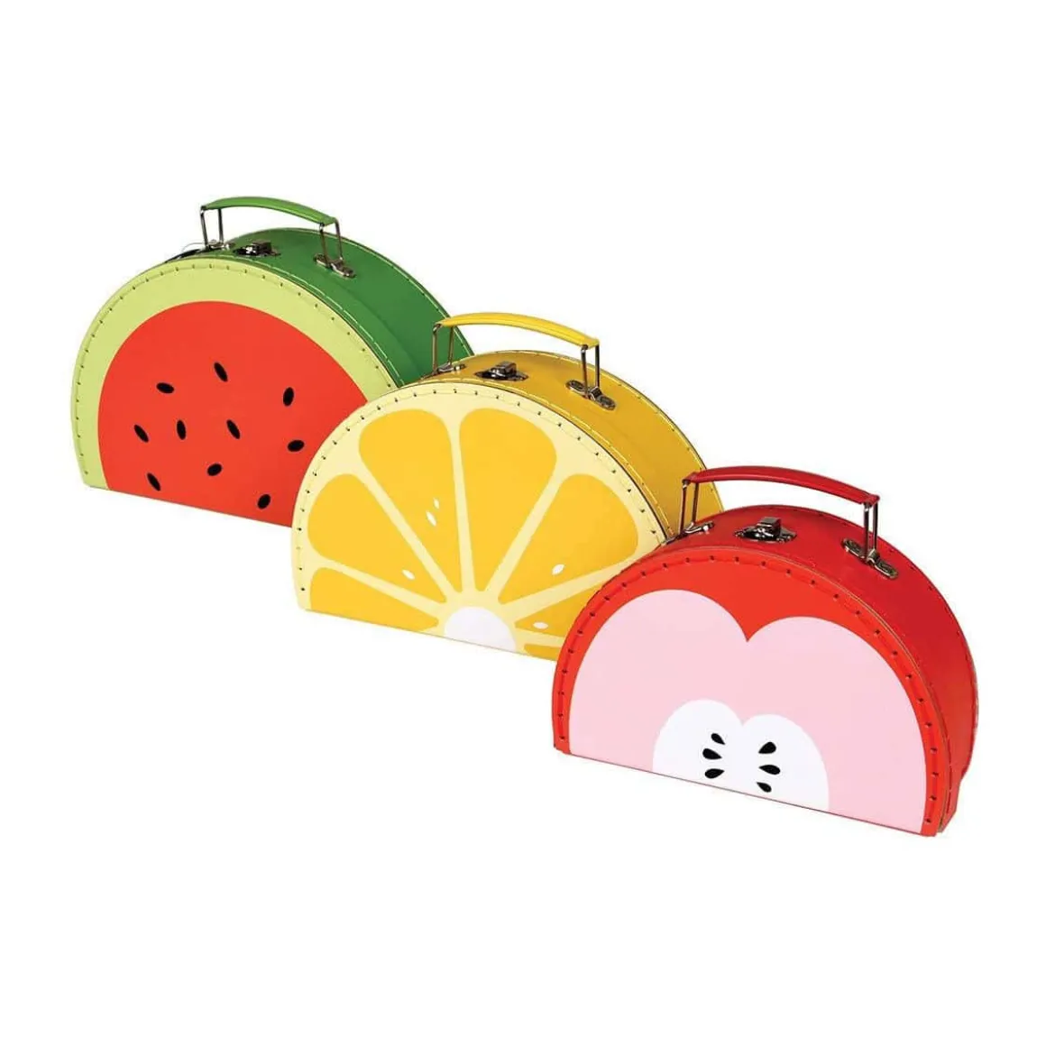 Valisettes en carton fruits