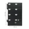 Week planner ardoise 45x30